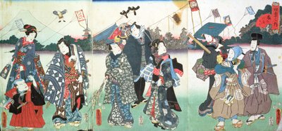 Festival di Capodanno da Utagawa Kunisada